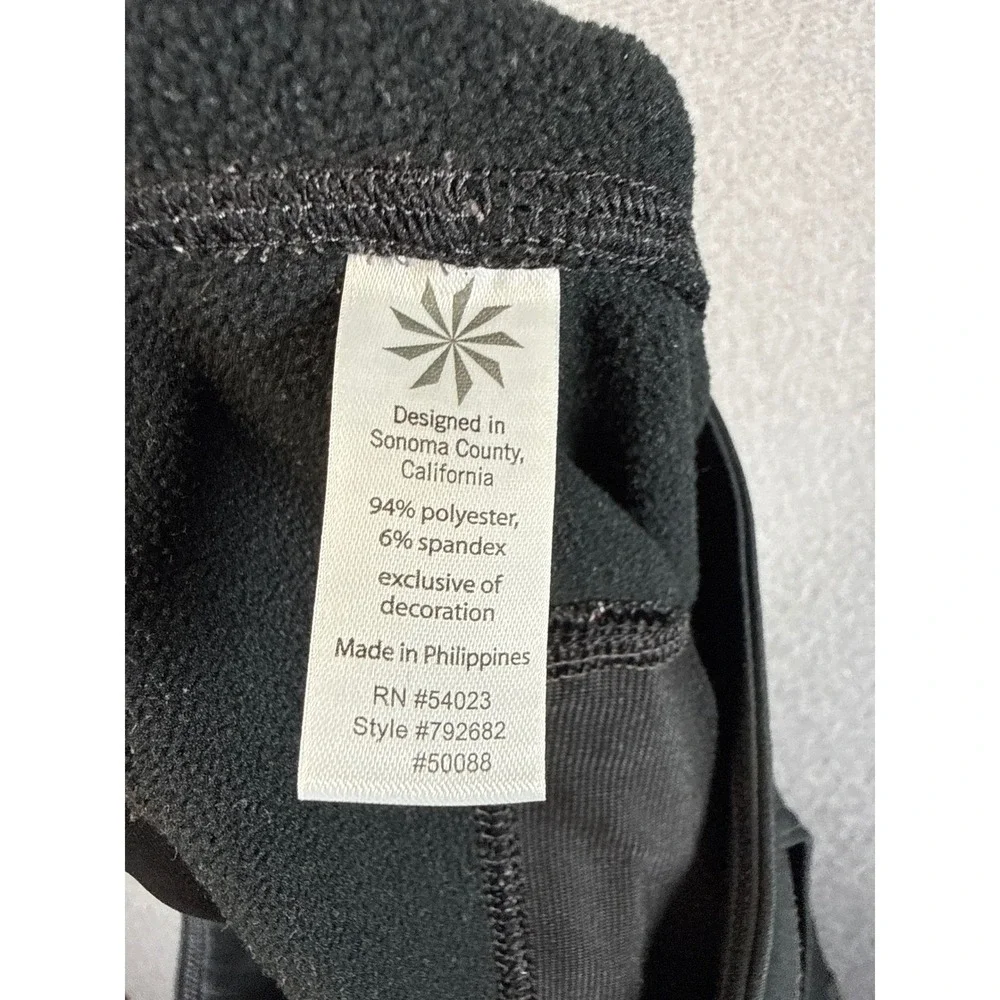 Athleta Wide Leg Pants Womens Size‎ S Black Drawstring Casual 30x32 Yoga Lounge